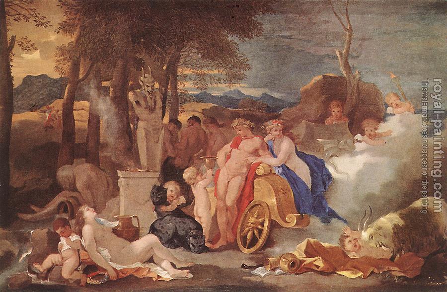 Sebastien Bourdon : Bacchus and Ceres with Nymphs and Satyrs